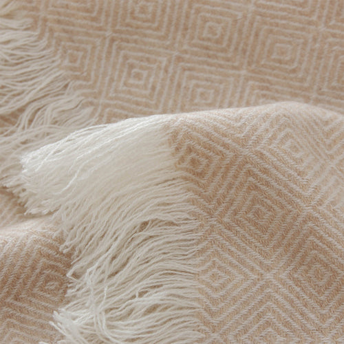 Kaschmirdecke Uyuni Beige/Creme - 140 x 200 cm | URBANARA