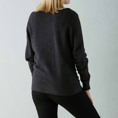 Kaschmirpullover Nora Anthrazit | URBANARA