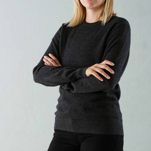 Kaschmirpullover Nora Anthrazit | URBANARA