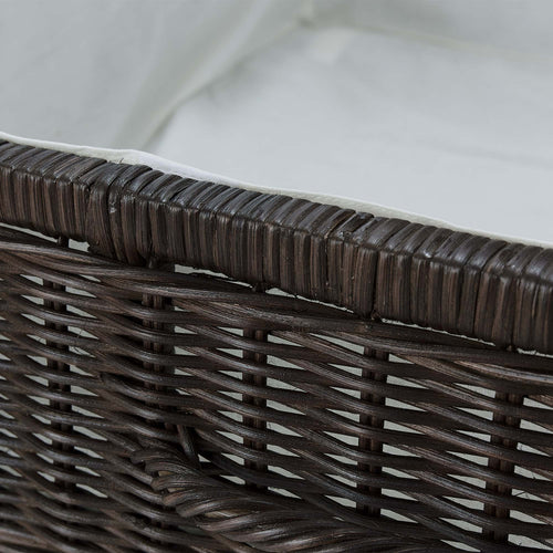 Java Storage dark brown, 100% rattan | URBANARA storage baskets