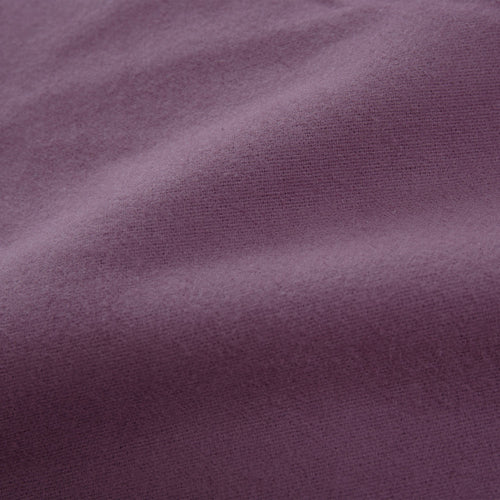 Flanell-Bettwäsche Montrose Aubergine | URBANARA