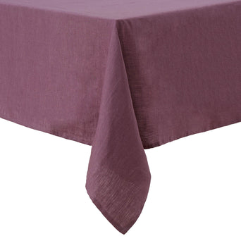 Tischdecke Teis Aubergine | URBANARA