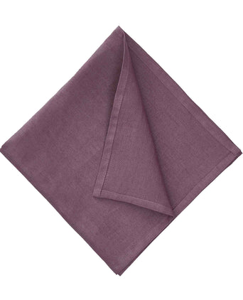 Servietten-Set Teis Aubergine | URBANARA