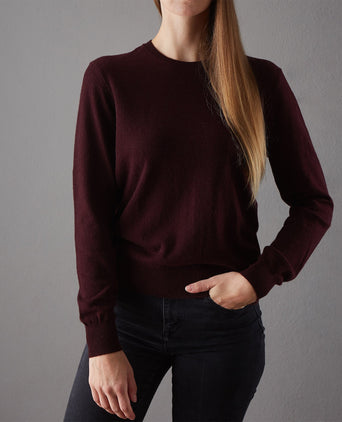 Kaschmirpullover Nora Weinrot | URBANARA