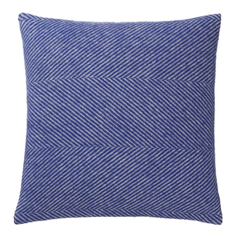 Kissenhülle Gotland Ultramarinblau/Creme - 50 x 50 cm | URBANARA